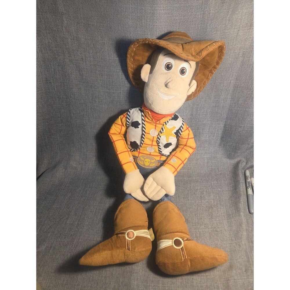 Disney Pixar Woody Large 24" Plush Stuffed Doll Jay Franco Toy Story 4
